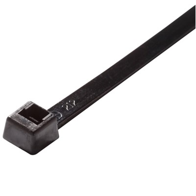 6" 18LB BLACK CABLE TIES