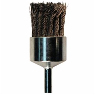 3/4" CRIMPED WIRE END BRUSH .010SS WIRE