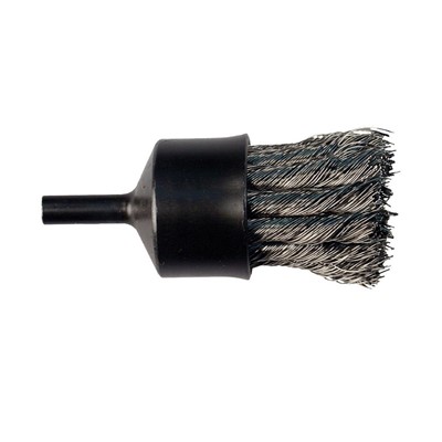 1" KNOT WIRE END BRUSH .014 SS WIRE