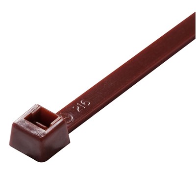 4  BROWN 18# NYLON CABLE TIES 100/PACK