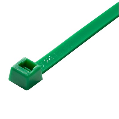 4  GREEN 18# NYLON CABLE TIES 100/PACK
