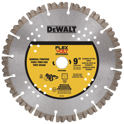 FLEXVOLT® 9 Inch Diamond Cutting Wheel