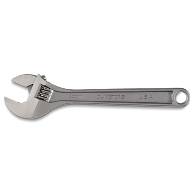 Wrench, Adjustable Clik-Stop Satin 12"