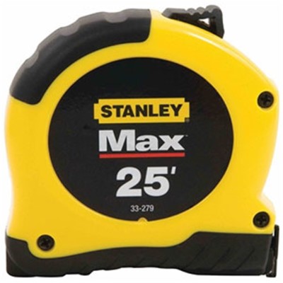 STANLEY MAX TAPE RULE 1-1/8IN X 25FT